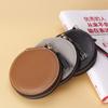 Bolsa de Monedas Redonda de Cuero Genuino al por Mayor Personalizada para Adultos Moda Femenina Estilo Coreano con Cremallera