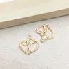 Venta Directa Transfronteriza de Nuevo Kit Mixto de 51 Piezas Color Oro KC Colgante de Sirena con Notas Musicales Simuladas Accesorios para Joyería DIY