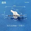 Conector de Válvula de Dos Vías Luer de Material de PC, Válvula Pequeña de Dos Vías, Válvula de Dos Vías Macho y Hembra, Conector de Tubo de Conexión Directa para Manguera de Plástico