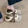 Sapatos Mary Jane Estilo Birkenstock com Laço Doce Estilo Coreano para Mulheres Outono e Inverno 2025 Tendência