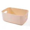 Caja de almacenamiento japonesa para artículos diversos, caja de plástico para escritorio, caja de almacenamiento para cosméticos, caja de almacenamiento para cocina, cesta para guardar bocadillos.