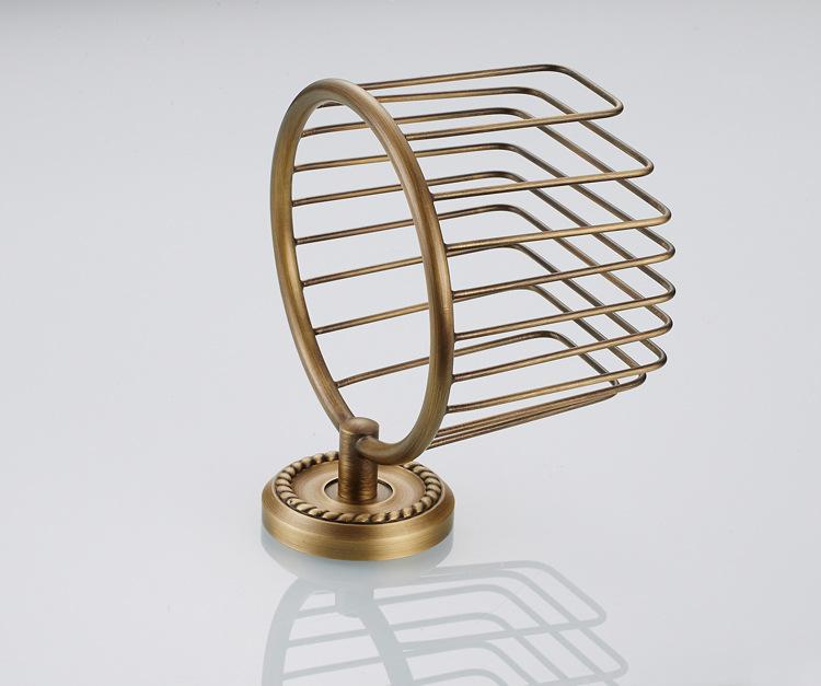 全铜欧式复古卫浴五金挂件仿古纸巾篓生产批发一件代发