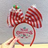Faixa de Cabeça de Natal, Faixa de Cabeça de Árvore de Natal, Grampo de Cabelo com Laço, Adereços Divertidos de Desenho Animado Fofo para Fotos Femininas