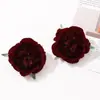 Flor de peonía artificial cabeza de flor pasador flor accesorios para el cabello flor de seda flor artificial diy joyería hecha a mano materiales de decoración