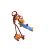 Mini Dachshund Filhote Desenho Animado Boneca de Pelúcia Pingente de Bolsa Casal Nicho Mochila Escolar Mochila Pingente de Chave
