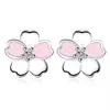 Pinduoduo Celebridade Online Ao Vivo Estilo Coreano Simples Pingente de Flor Brincos Elegantes Florais Românticos Frescos Pastorais Femininos