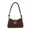Bolso de Mano Cuadrado Pequeño de Moda Transfronterizo para Mujer Otoño 2025 Nueva Moda Bolso de Hombro con Cierre Bolso Cruzado Retro para el Trabajo