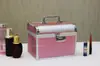 Caja de Joyas con Candado de Contraseña Gran Capacidad Estuche de Maquillaje Portátil Caja Multifuncional para Joyería de Mano Caja de Maquillaje Regalo de Princesa
