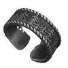 Anillo de pareja Bosque Noruego retro Chiba plata tailandesa hombre moderno Mori nicho sentido del diseño anillo abierto