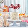 Venta caliente transfronteriza Feliz Día de San Valentín Decoración de pastel de San Valentín Fiesta Pequeña inserción de tarjeta