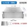 Caja para PC Industrial de Aluminio Completo 4U Caja para Servidor de Aleación de Aluminio 2U Caja para Host de Perfil de Aluminio 5U Negro Anodizado 6U