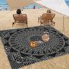 Esterilla de playa transfronteriza de secado rápido, repelente al agua y a prueba de humedad, esterilla de picnic para exteriores, manta de camping