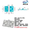 Acero Inoxidable 304 Bisagra Engrosada de Alta Resistencia Industrial Bisagra Plegable de Apertura Plana Bisagra abatible