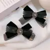 Faixa de Cabelo Laço de Organza Coreana Beleza Total Grampo de Cabelo Veludo Francês High-End Grampo de Mola na Parte de Trás da Cabeça