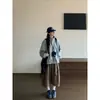 Pantalones casuales retro americanos plisados cropped para hombre y mujer, nuevo estilo de verano, holgados, adelgazantes, con caída, versátiles pantalones de pierna ancha