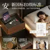 Mesita de noche de madera maciza estilo medieval con caja fuerte integrada, nuevo modelo 2026, lujo ligero, sensación de alta gama, mini caja fuerte antirrobo para uso doméstico