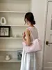 Bolsa Feminina de Ombro Único Estilo Novo Japão Coreia Verão Floresta Fofa Nicho Bolsa de Mão Design Vazado Bolsa de Axila Bolsa Saco Feminina