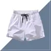 Calções Casuais Simples Soltos Confortáveis Respiráveis de Três Quartos para Homens no Verão Tendência Versátil Secagem Rápida Shorts Esportivos para Corrida