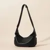 Bolso Retro Plegado Estilo Coreano para Mujer 2026 Nueva Moda Versátil de Alta Gama Piel Suave Bolso Dumpling Bolso Cruzado Casual
