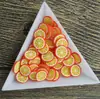 Rodajas de Fruta Simulada Ecológicas Rodajas de Arcilla Suave de PVC Arcilla Hecha a Mano con Pegamento de Crema Arcilla Slime Escultura de Arcilla Mini Arcilla