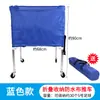 Carrito de Balones Baloncesto Carrito de Empuje Móvil Plegable Portátil Aleación de Aluminio Marco de Almacenamiento de Balones Voleibol Fútbol Marco de Carrito Cesta de Almacenamiento