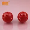 SLQ45 bola de plástico roja bola porosa inserción porosa combinación de cuentas y tubo de plástico para construir cuentas de inserción grandes