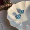 Brincos de Ondas de Água Azuis para Mulheres 2025 Novo Estilo Quente Brincos de Design de Nicho de Alta Qualidade Brincos Elegantes e Requintados