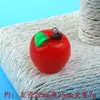Novo Estilo Criativo Cor Sólida Luminosa Pequena Maçã Acessórios de Resina com Pregos para Paisagem em Miniatura DIY Ímãs de Geladeira e Pingentes de Chave