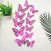 Pegatinas de Mariposa Realistas Huecas Tridimensionales de Nuevo Estilo Transfronterizas Pegatinas de Pared Autoadhesivas Decoración de Fiesta de Gama Alta Papel Tapiz Creativo