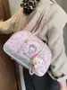 Bolso Femenino de Moda de Gran Capacidad, Diseño de Alta Gama, Bolso Cruzado de Hombro Casual para Negocios, Bolso de Mano con Estampado para el Brazo