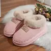 Zapatos de Algodón de Venta Caliente Transfronterizos Otoño e Invierno para Hombres y Mujeres Suela Gruesa Cubre Tacón de EVA Pantuflas de Pana y Lana Forradas de Felpa para Interior y Exterior