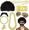 Corrente de Ouro Exagerada Grande Hip-Hop da Moda Colar de Plástico Personalidade Performance Adereços Engraçados Acessórios de Luxo para Homens