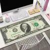 Alfombrilla de ratón creativa de dólar transfronteriza para uso en la oficina, resistente a la suciedad, fácil de limpiar, alfombrilla de escritorio antideslizante, hecha de tela de alta calidad, alfombrilla de ratón de gran tamaño