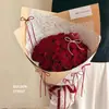 Papel de Embrulho Flor de Renda Composta Papel de Fundo para Buquês de Floricultura Estilo Ins Materiais de Embalagem Papel de Embrulho de Flores Artesanal DIY