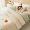Bom Produto Qualidade Japonesa para Mãe e Bebê Jacquard Estéreo Duplo Colcha Primavera e Outono Acolchoada Quente Algodão Núcleo de Colcha de Inverno Doméstico