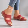 Sandalias de Plataforma con Cuña Hueca Transfronterizas Europeas y Americanas para Mujer, Sandalias Romanas de Comercio Exterior, Nuevas Casuales, Deseo, Venta al por Mayor, Talla Grande