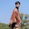 Capa de Viaje de Moda Chal de Viaje para Foto en el Desierto Bufanda Cálida Casual Transpirable Cape Exterior