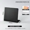Quadro de mensagens magnético, mini quadro-negro de metal de mesa, quadro de lembretes para estação de trabalho de escritório