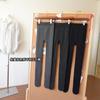 Meia-calça com Forro de Lã de Micro-Pressão para Mulheres, Alta Elasticidade, Confortável, Emagrecedora, Leggings Cinza Versáteis