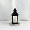 Linterna de Vela Navideña Luz de Vela Electrónica Luz Nocturna Portátil Adorno Navideño Linterna Luz LED Regulable Brillante