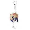 Merchandising de Anime Demon Slayer Llavero Acrílico Soporte Transparente de Doble Cara Colgante Decoración Zenitsu