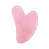 Fabricante Venta al por Mayor Cuarzo Rosa Natural Jade Tabla de Raspado Hoja de Raspado Multimaterial Masajeador Facial para Ojos Cuarzo Rosa