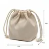 ~Bolsa de Lona com Cordão Bolsa Feminina Bolso Embutido Bolsa com Cordão para Armazenamento de Carro Bolsa de Maquiagem Lavável