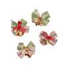 Acessórios de laço de Natal Árvore de Natal DIY Vestir Sino pequeno Laço Caixa de presente Guirlanda Pingente Acessórios