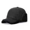 Chapéu Quente Novo de Outono e Inverno para Pessoas de Meia-Idade e Idosos, à Prova de Vento, Proteção Auricular, Chapéu de Velho, Masculino, do Pai, do Avô, Chapéu Casual para Exterior