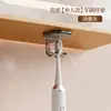 Suporte para Escova de Dentes Elétrica, Rack de Armazenamento para Escova de Dentes de Banheiro Montado na Parede sem Furos, Suporte para Escova de Dentes à Prova d'Água e com Drenagem de Água, Cabide para Ferramentas Odontológicas