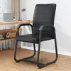 Silla de computadora, silla para oficina en casa, cómoda para sentarse a largo plazo, silla curva para reuniones de personal, silla de mahjong, silla para estudiante de dormitorio con respaldo