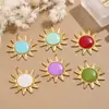 Joias Transfronteiriças Mais Vendidas Colar com Pingente de Sol Acessórios Aço Inoxidável Feito à Mão DIY Pulseira Colar Brinco Acessórios para Mulheres