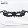 Máscara de Halloween Accesorios para Transmisión en Vivo Mascarada Gótica Cosplay Máscara de Encaje Negro Máscara para Ojos de Adulto
