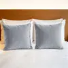 Venta al por mayor de fábrica de fundas de almohada de terciopelo holandés especial para casas de huéspedes y hoteles, fundas de cojín de felpa para sofá, personalización navideña transfronteriza
